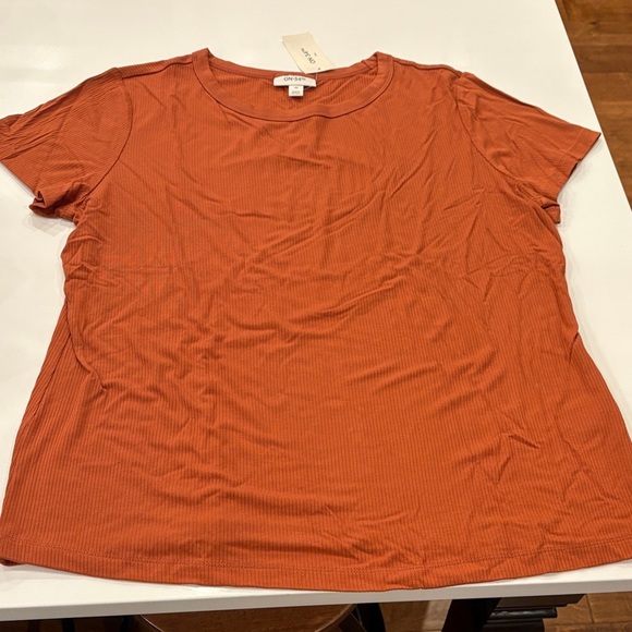ON 34th Ribbed Tee Shirt, NWT. Size 2X. - Picture 1 of 3
